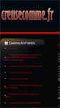 Mobile Screenshot of creusecomme.fr